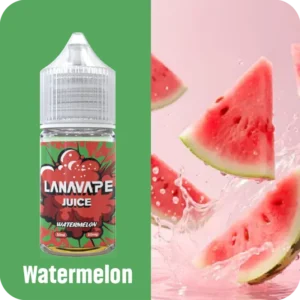 LANA 煙油清甜西瓜風味推薦,30ml 容量與 30mg 尼古丁鹽配方,專為小煙主機與注油空彈設計的台灣現貨正品。